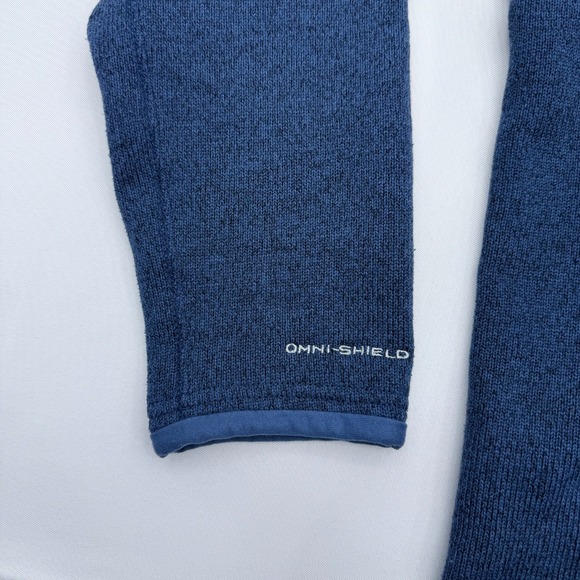 Columbia Omni-Shield Altitude Aspect Jacket Mens Small Fleece Full Zip Hoodie - Picture 5 of 9